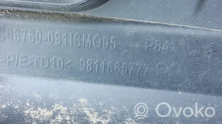 Peugeot 3008 II Etupuskurin alempi jäähdytinsäleikkö 9811665777