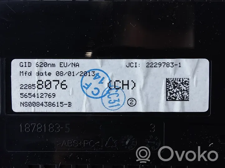 Opel Astra J Monitor/display/piccolo schermo 22858076
