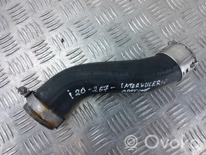 Hyundai i20 (BC3 BI3) Tube d'admission de tuyau de refroidisseur intermédiaire 2825307350