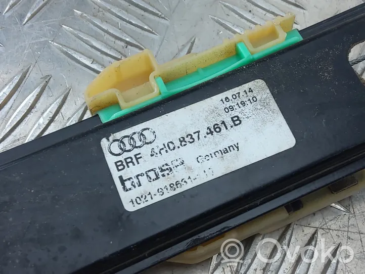 Audi A8 S8 D4 4H Etuikkunan nostomekanismi ilman moottoria 4H0837461B