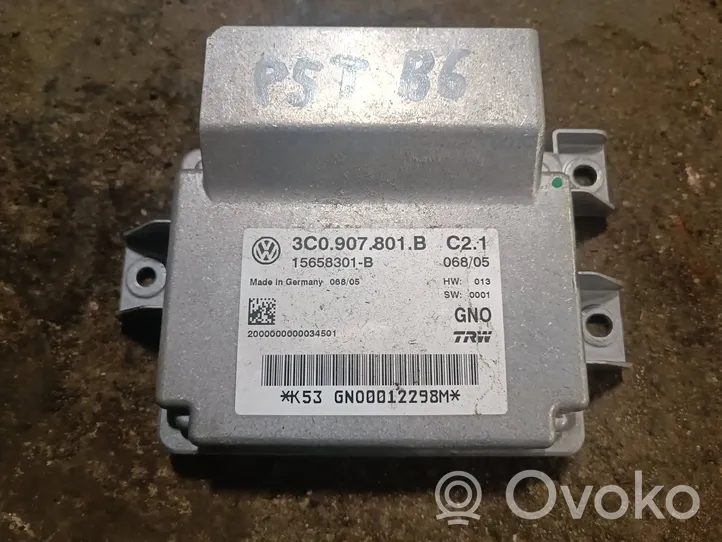 Volkswagen PASSAT B6 Modulo di controllo del freno a mano 3c0907801b