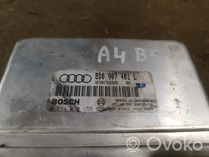 Audi A6 S6 C6 4F Motorsteuergerät/-modul 8d0907401l