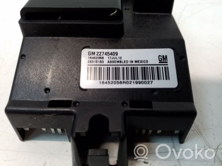 Chevrolet Volt I Resistencia motor/ventilador de la calefacción 22745409