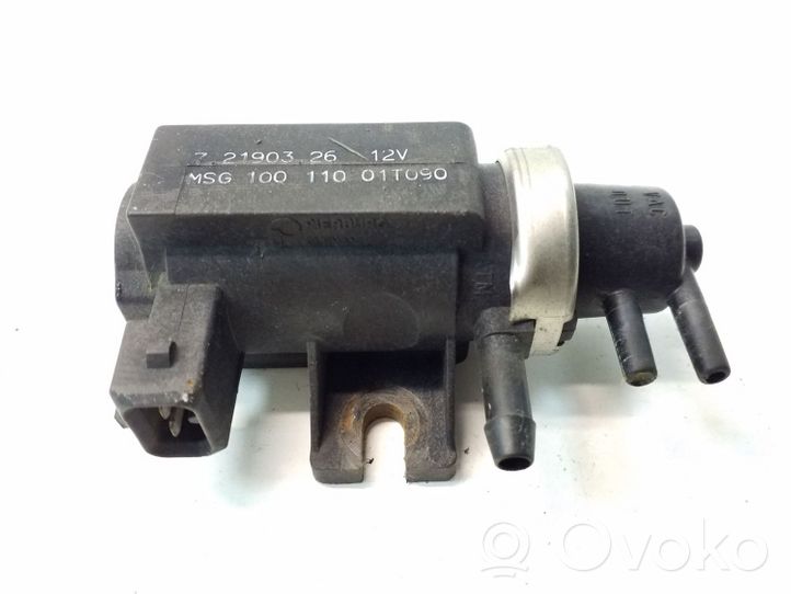 Land Rover Discovery Turboahtimen magneettiventtiili 72190326