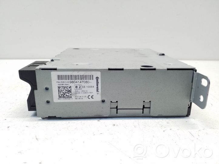 Citroen C4 II Radio/CD/DVD/GPS-pääyksikkö A2C38143401