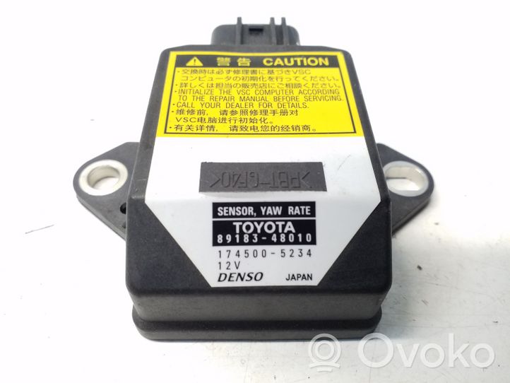 Toyota Prius (XW20) Sensore di imbardata accelerazione ESP 1745005234