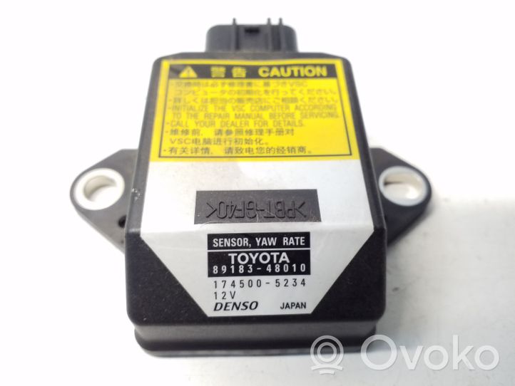 Toyota Prius (XW20) Sensore di imbardata accelerazione ESP 1745005234