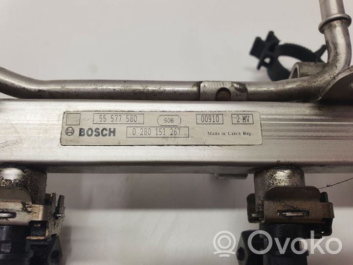 Opel Meriva B Kit d'injecteurs de carburant 0280151267
