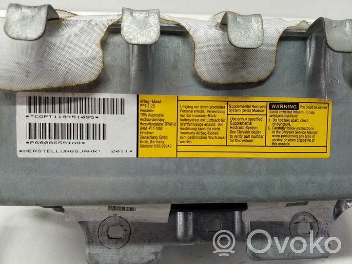 Chrysler Voyager Poduszka powietrzna Airbag pasażera 68086591AB