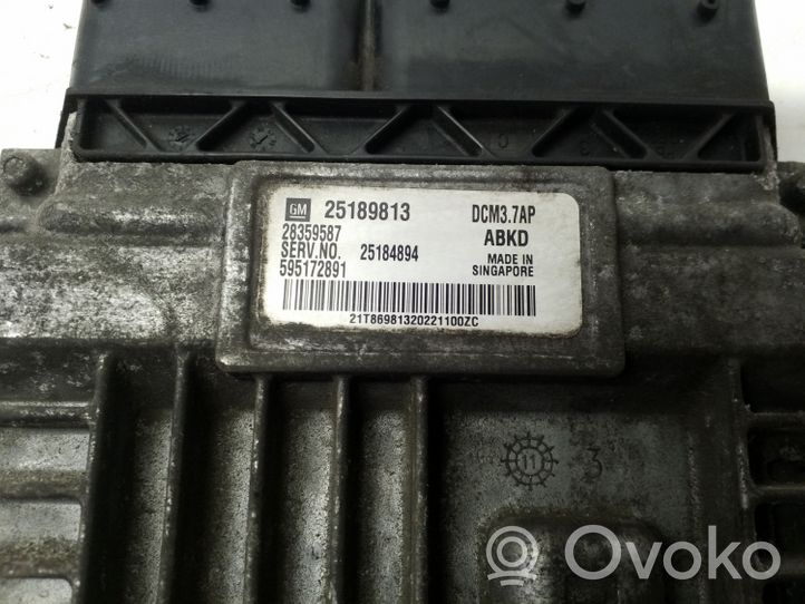 Chevrolet Captiva Calculateur moteur ECU 28359587
