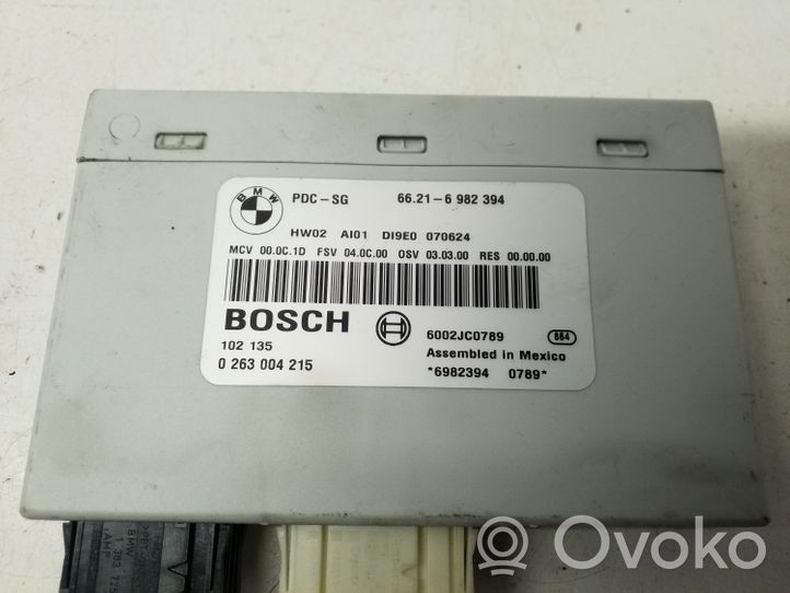 BMW 3 E90 E91 Pysäköintitutkan (PCD) ohjainlaite/moduuli 66216982394