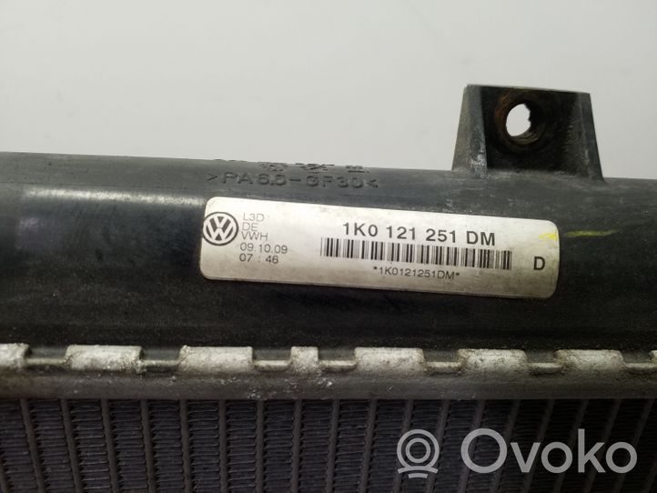 Volkswagen Golf VI Radiateur de refroidissement 1K0121251DM