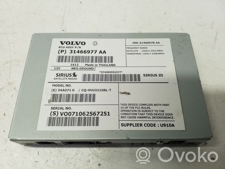 Volvo XC60 Amplificatore antenna 31466977AA