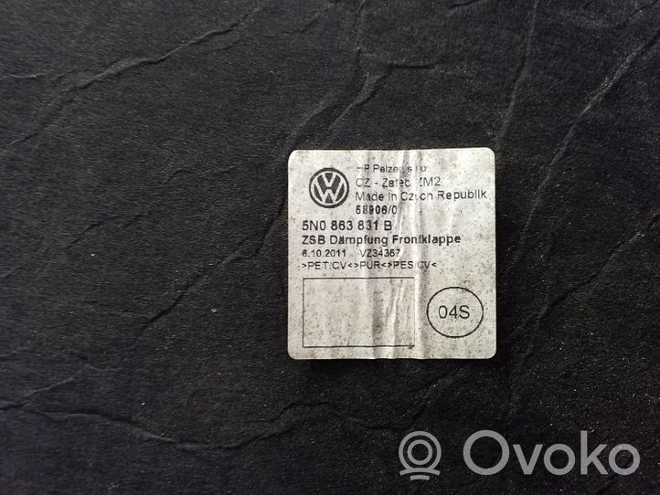 Volkswagen Tiguan Isolation acoustique et thermique pour capot 5N0863831B