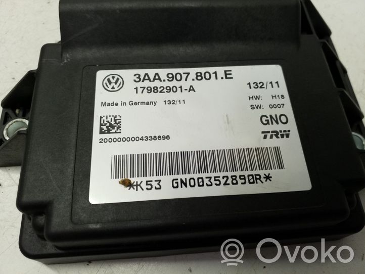 Volkswagen PASSAT B7 Rankinio stabdžio valdymo blokas 3AA907801E