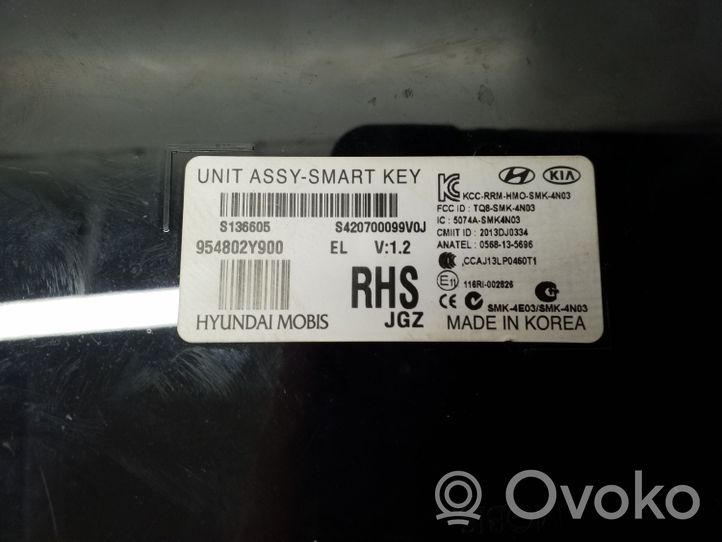 Hyundai ix35 Avaimettoman käytön ohjainlaite/moduuli 954802Y900