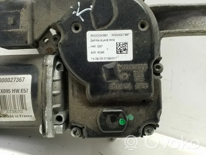 Opel Zafira C Moteur d'essuie-glace W000027367