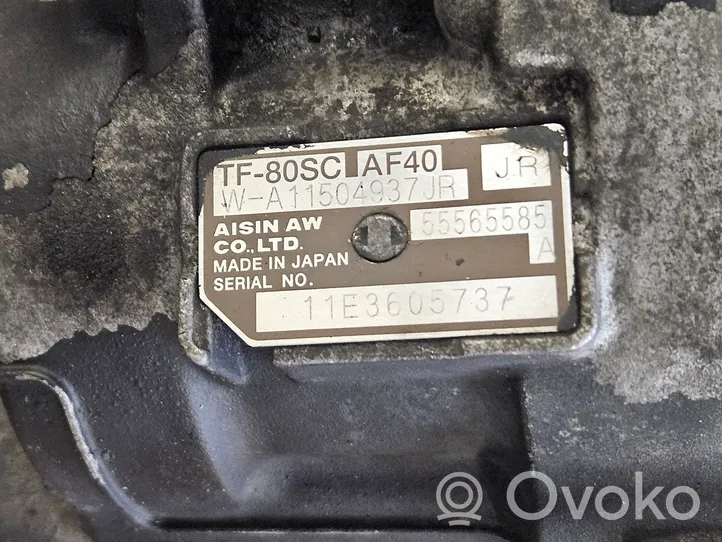 Opel Meriva B Boîte de vitesse automatique 55565585