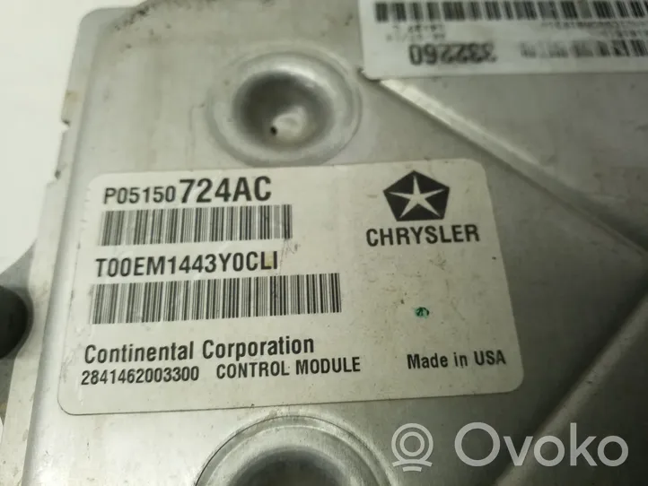 Chrysler Town & Country V Sterownik / Moduł ECU P05150724AC