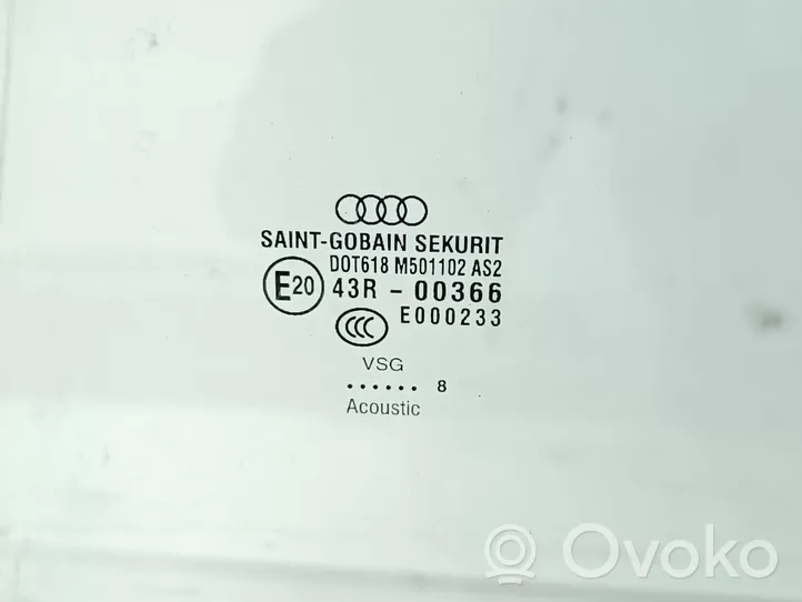 Audi A8 S8 D3 4E Vetro del finestrino della portiera posteriore 43R00366