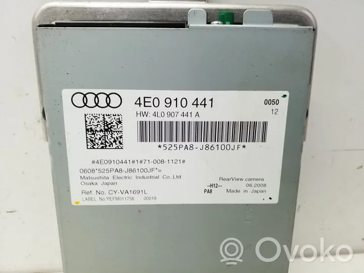 Audi A8 S8 D3 4E Module de contrôle caméra arrière 4E0910441