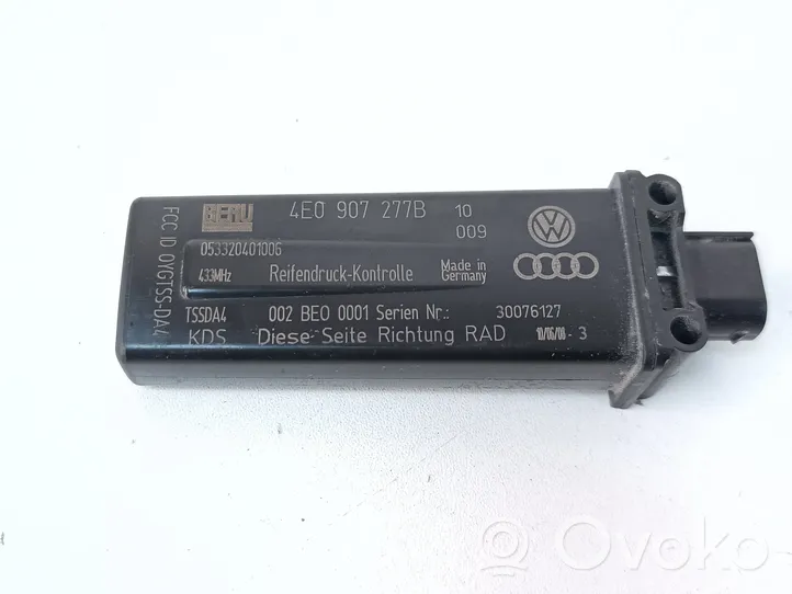 Audi A8 S8 D3 4E Sensore di pressione dello pneumatico 4E0907277B