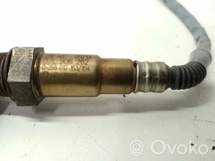 Audi A4 S4 B8 8K Sensore della sonda Lambda 07L906262