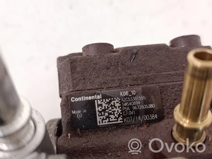 Citroen C4 Grand Picasso Fuel injection high pressure pump 9672605380