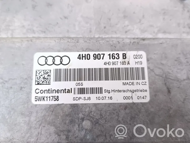 Audi A6 S6 C7 4G Sterownik / Moduł zawieszenia pneumatycznego 4H0907163B
