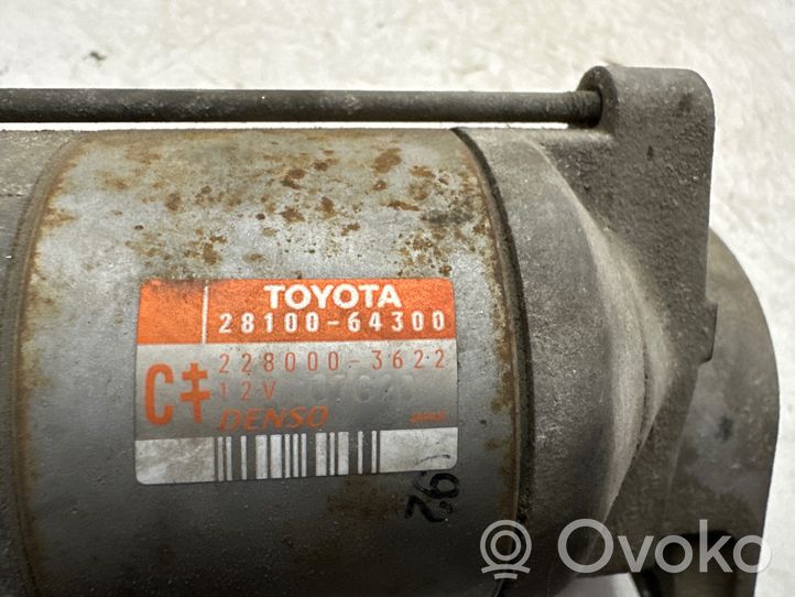 Toyota Avensis Verso Démarreur 2810064300