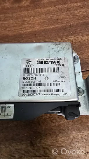 Audi A8 S8 D2 4D Module de contrôle de boîte de vitesses ECU 4D0927156D