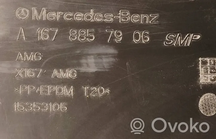 Mercedes-Benz GLS X167 Aizmugurē bampera stūra daļa A1678857906