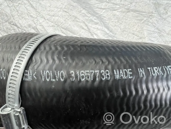 Volvo S60 Tube d'admission de tuyau de refroidisseur intermédiaire 31657738