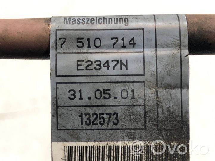 BMW 7 E65 E66 Câble négatif masse batterie 7510714