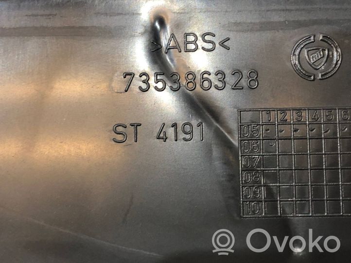 Fiat Grande Punto Dysze / Kratki środkowego nawiewu deski rozdzielczej 735386328