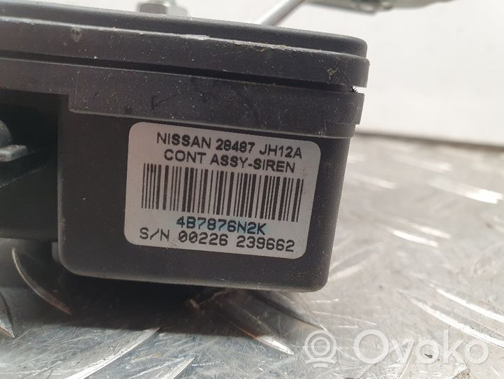 Nissan Qashqai Alarmes antivol sirène 28487JH12A