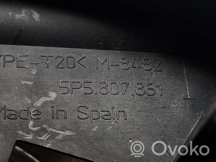 Seat Toledo III (5P) Support de pare-chocs arrière 5P5807861