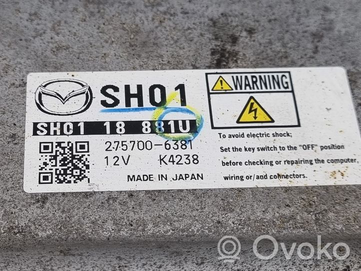 Mazda CX-5 Calculateur moteur ECU SH0118881U