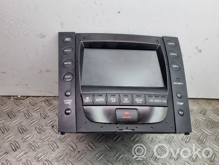 Lexus GS 300 350 430 450H Monitor / wyświetlacz / ekran 8611130570