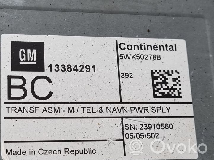 Opel Antara GPS navigation control unit/module 13384291