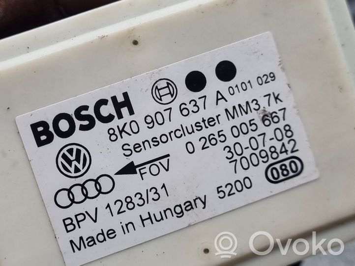 Audi A4 S4 B8 8K Vakaajan pitkittäiskiihtyvyystunnistin (ESP) 8K0907637A