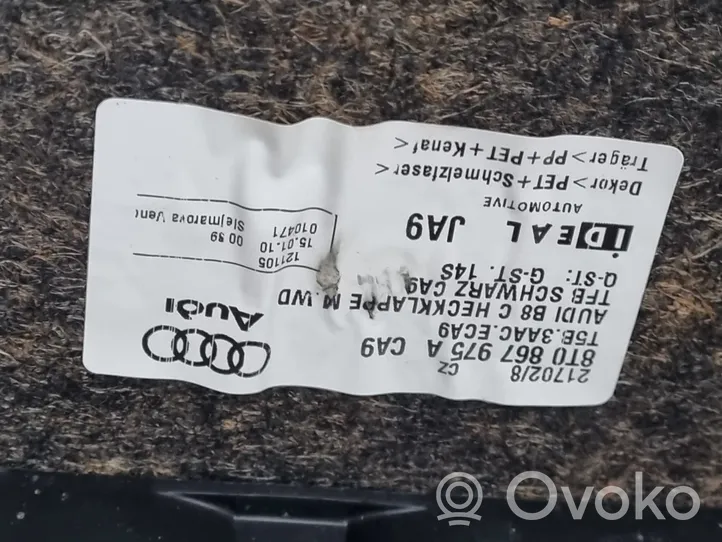 Audi A5 8T 8F Apdaila galinio dangčio 8T0867975A