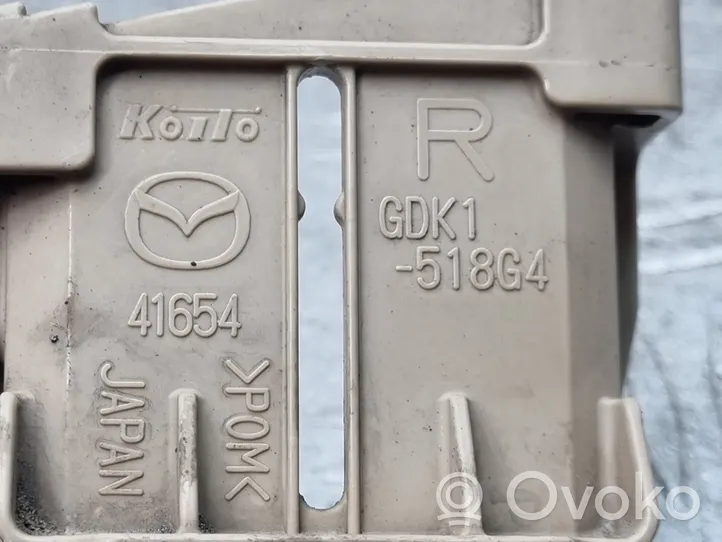 Mazda 6 Ajovalojen pesimen suuttimen pidike GDK1518G1