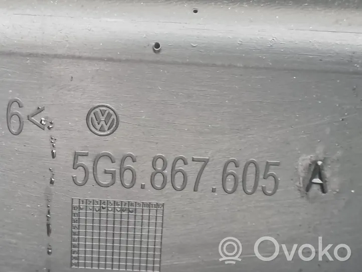 Volkswagen Golf VII Poszycie / Tapicerka tylnej klapy bagażnika 5G6867605A