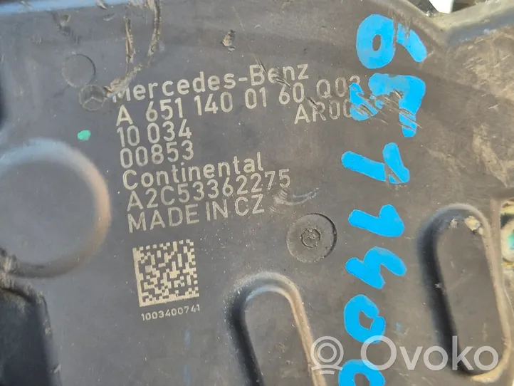 Mercedes-Benz C W204 EGR-venttiili A6511400160