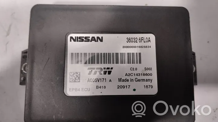 Nissan Qashqai Autres unités de commande / modules 360326FL0A