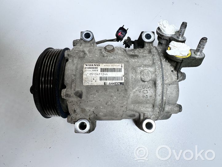 Volvo V70 Ilmastointilaitteen kompressorin pumppu (A/C) 31369699