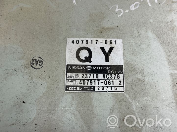 Nissan Patrol Y61 Sterownik / Moduł ECU 407917061