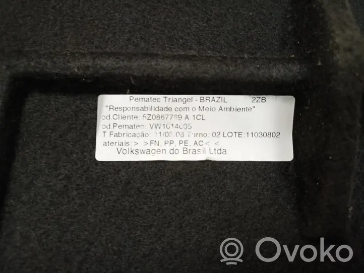 Volkswagen Fox Półka tylna bagażnika 5Z0867769A1CL