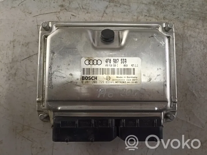 Audi A6 Allroad C6 Variklio valdymo blokas 4F0907559